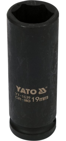 Galvute smūginė ilga 19mm 1/2 smūginė