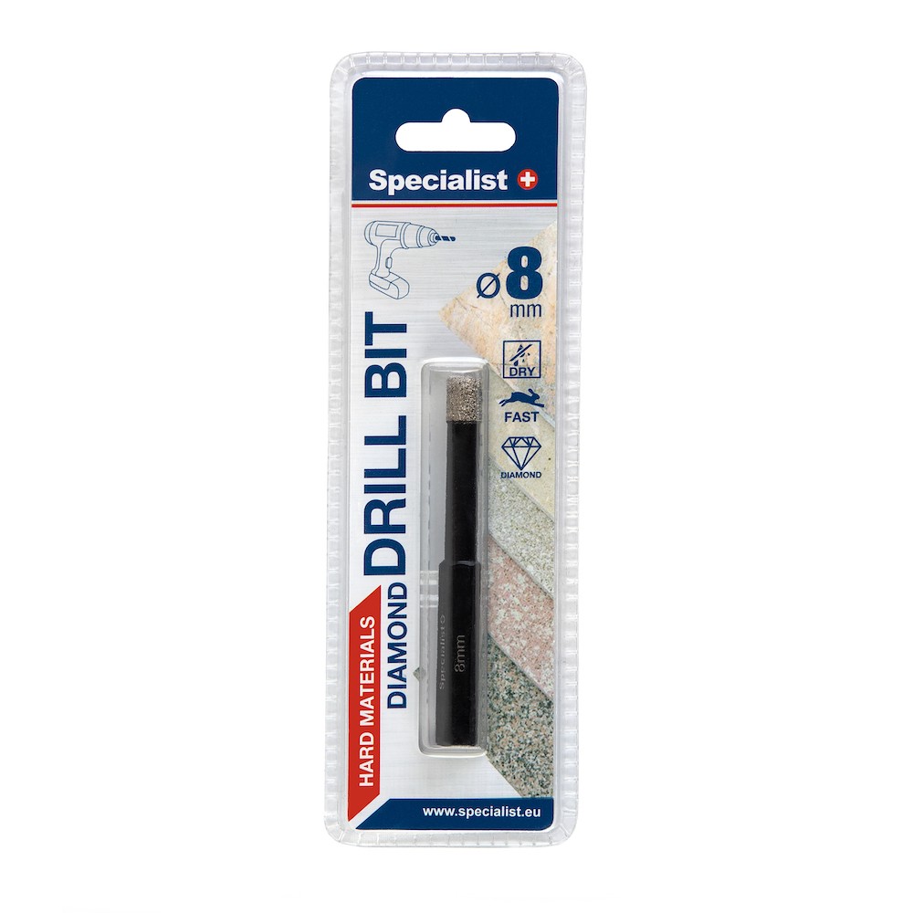 SPECIALIST+ deimantinis grąžtas D8