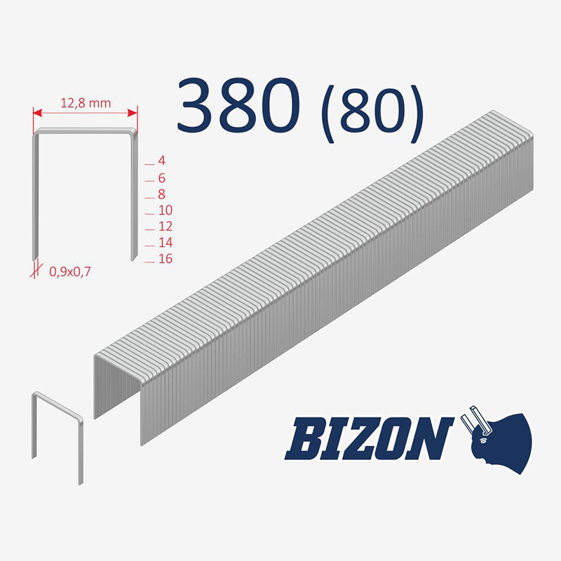 Metalinės kabės Bizon 380 tipo