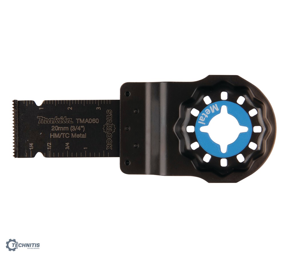Ašmenys įgilinam. pjūviams METALUI, TMA060 20mm Starlock