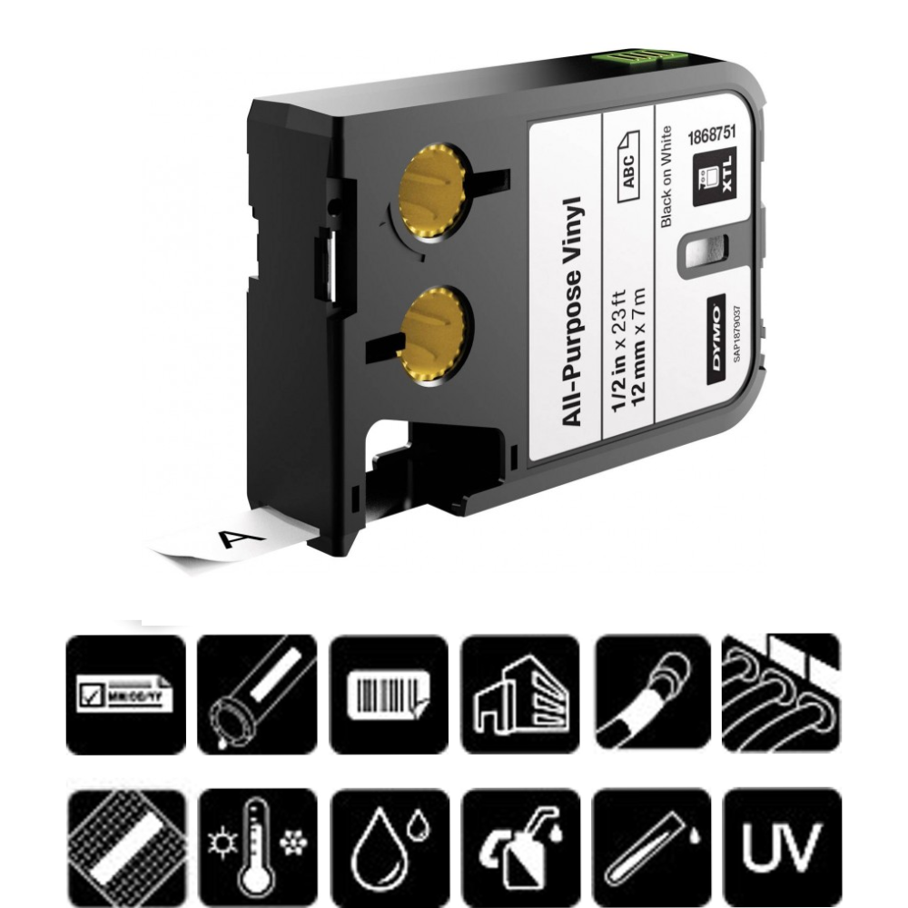 Vinilinė juost. XTL 41 mm balt./raudon.