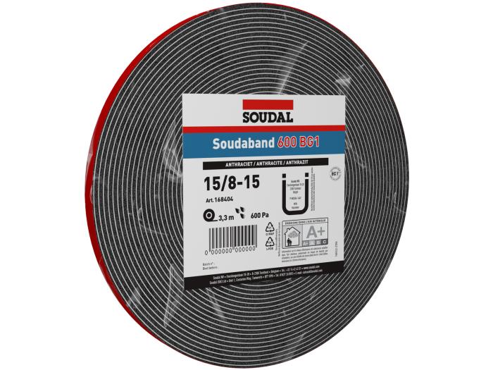 Išsiplečianti juosta Soudaband 600 BG1 10/1-3mm (12,5m/rul)