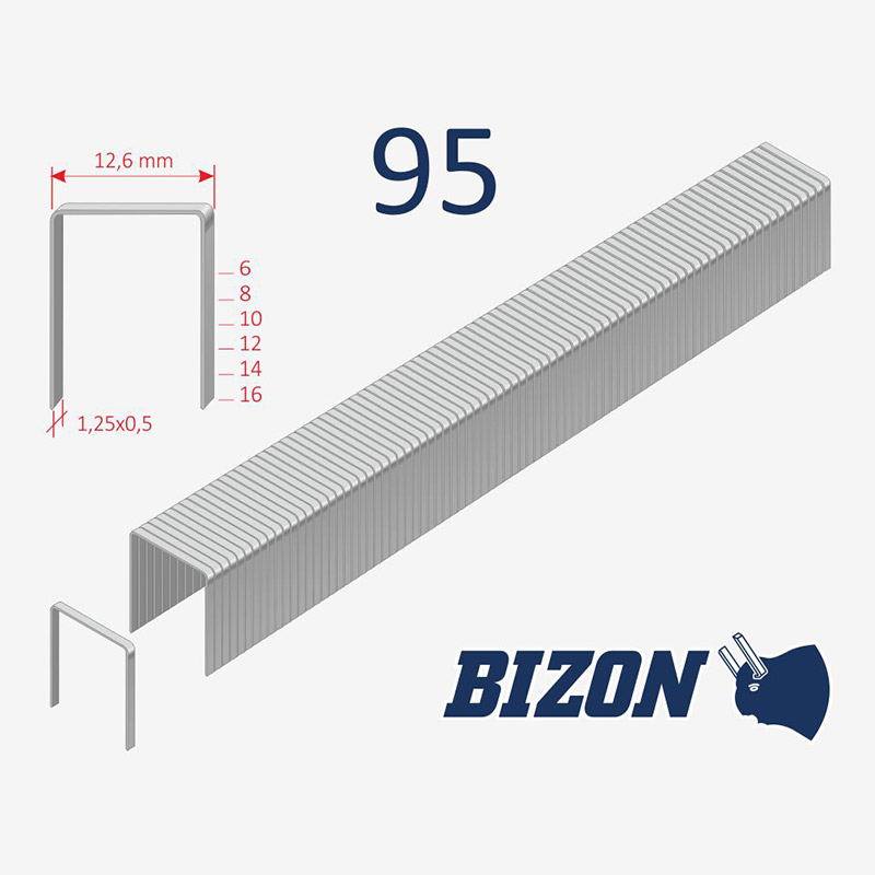 Metalinės kabės Bizon 95 tipo