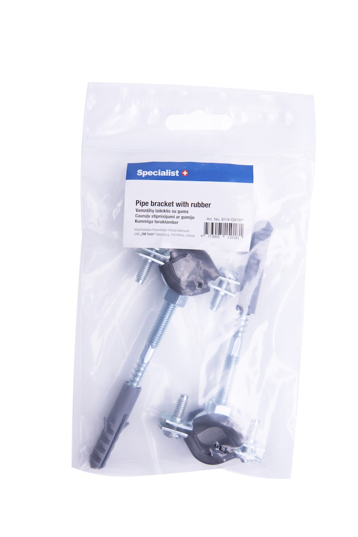 SPECIALIST+ vamzdžių laikik. su guma, 20-25mm, 1/2