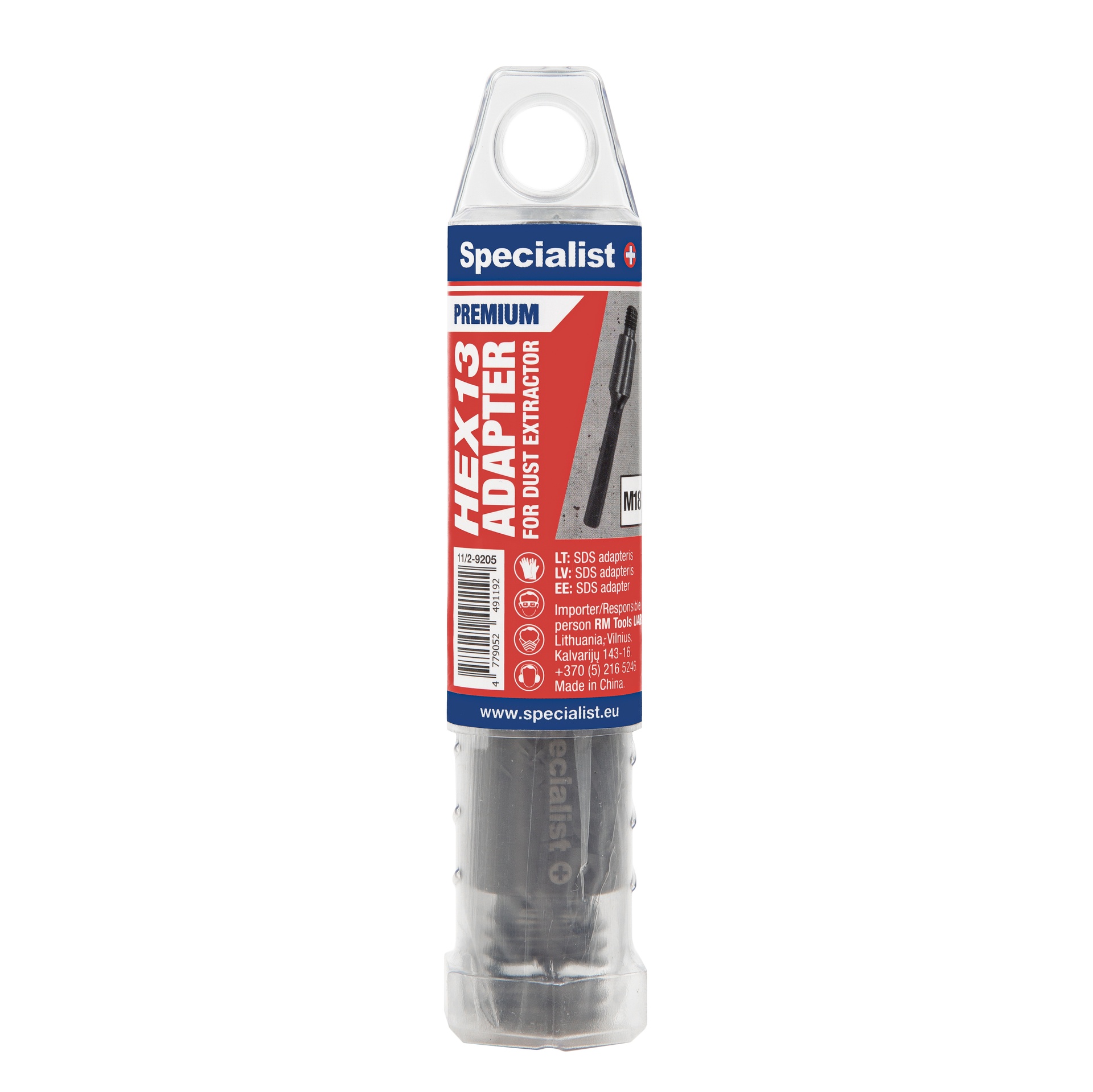 SPECIALIST+ adapteris deimantinei karūnai HEX13/M18