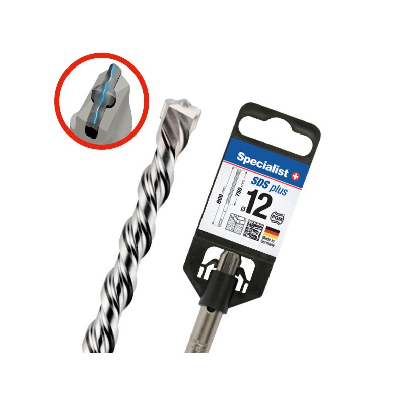 SPECIALIST+ SDS+ grąžtas, 12x750/800 mm