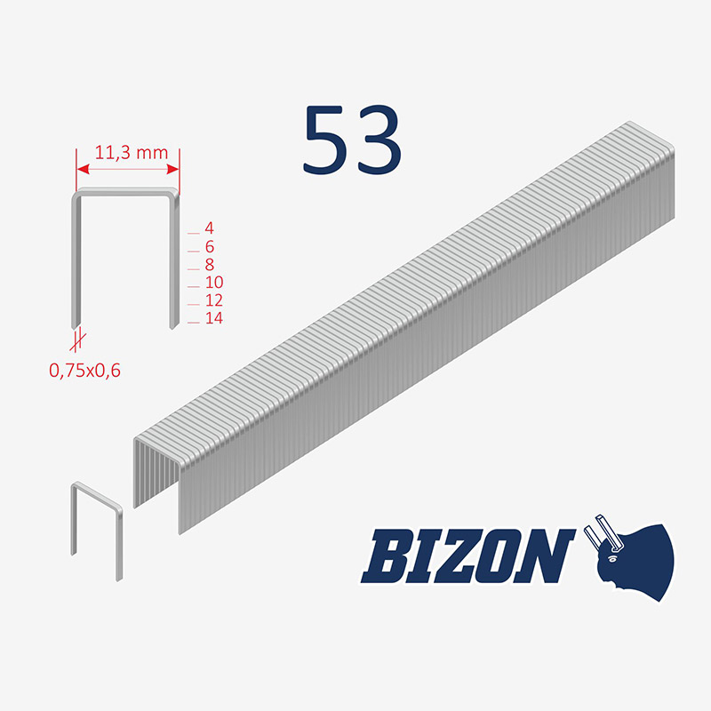 Metalinės kabės Bizon 53 tipo