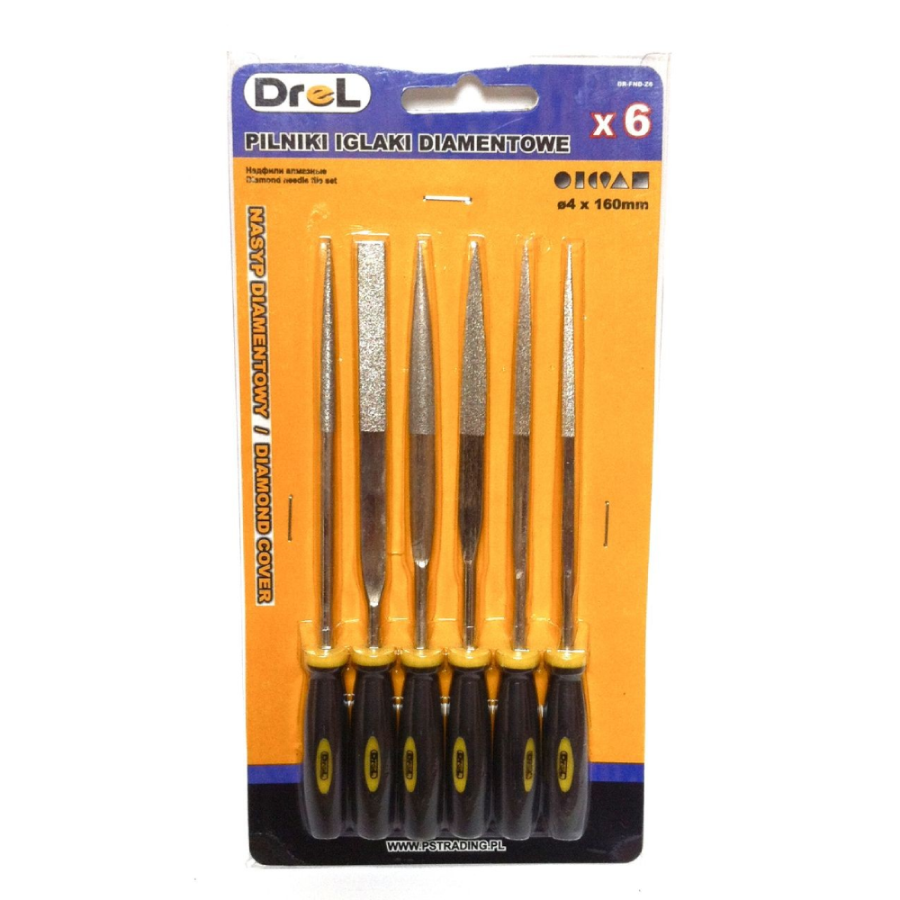 Deimantinės dildės 160 mm, 6 vnt.