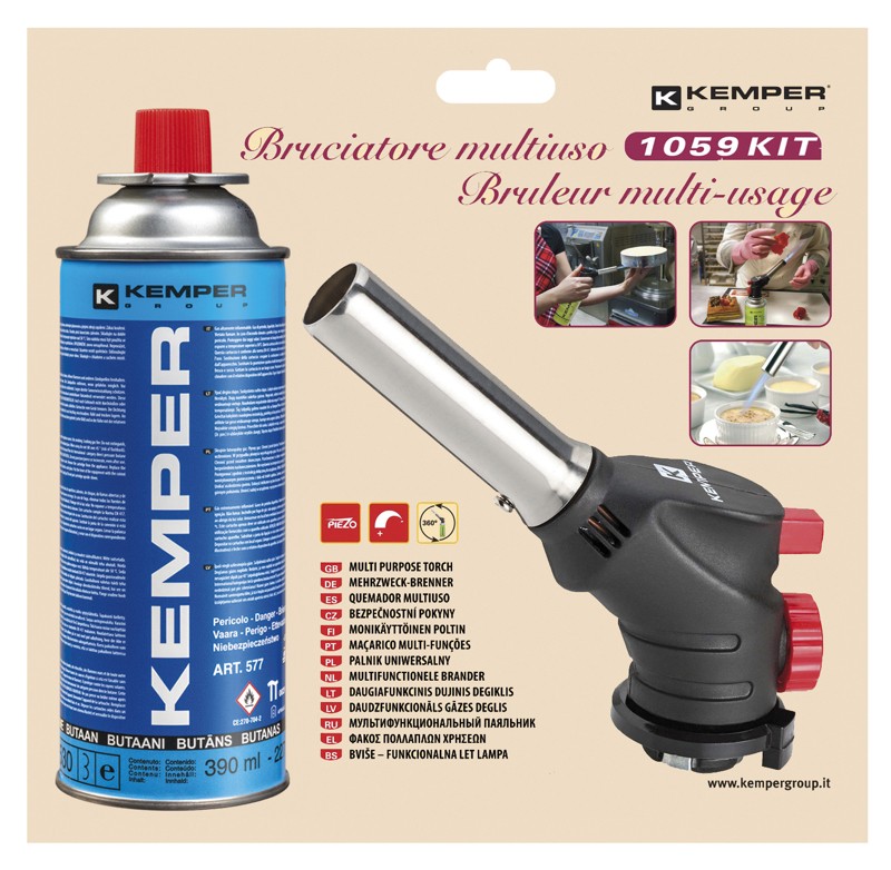 Daugiafunkcinio degiklio ir dujų rinkinys „KEMPER