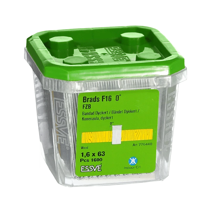 Vinutės F16 1,6 x 63 mm (1600vnt.) 776448