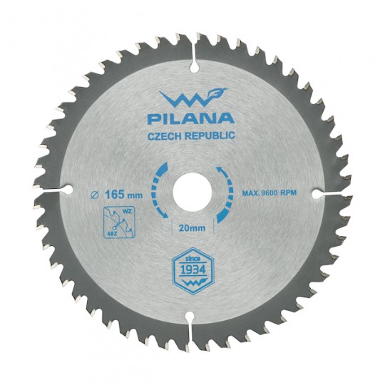 Medžio pjovimo diskas PILANA 165x20x48