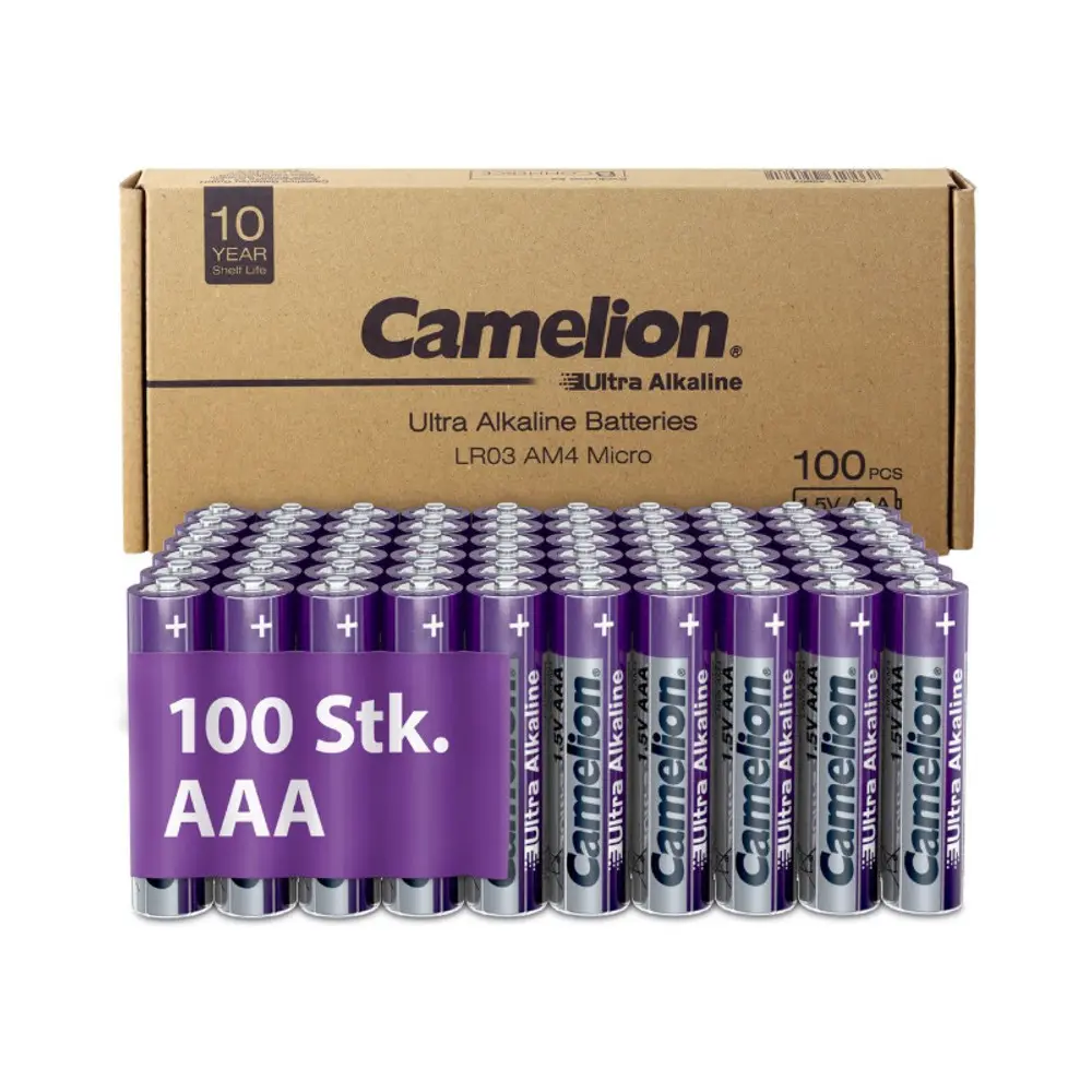 Elementai Ultra Alkaline, AAA, B100, CAMELION, 100 vnt.