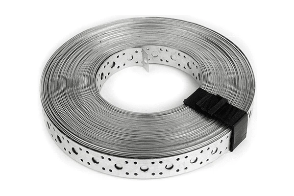 Perforuota tvirtinimo juosta kva 25mm x 10m x 0.5mm
