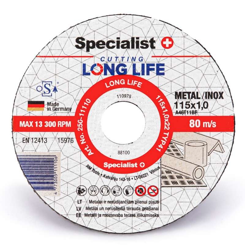 Metalo pj.diskas LONG LIFE