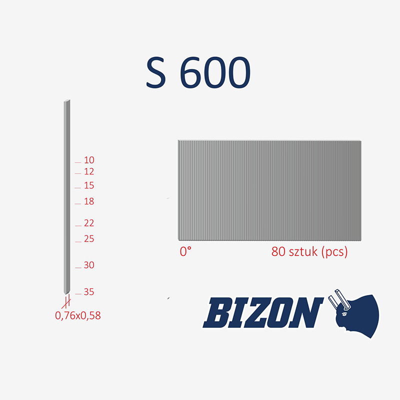 Metalinės vinutės Bizon 600 tipo